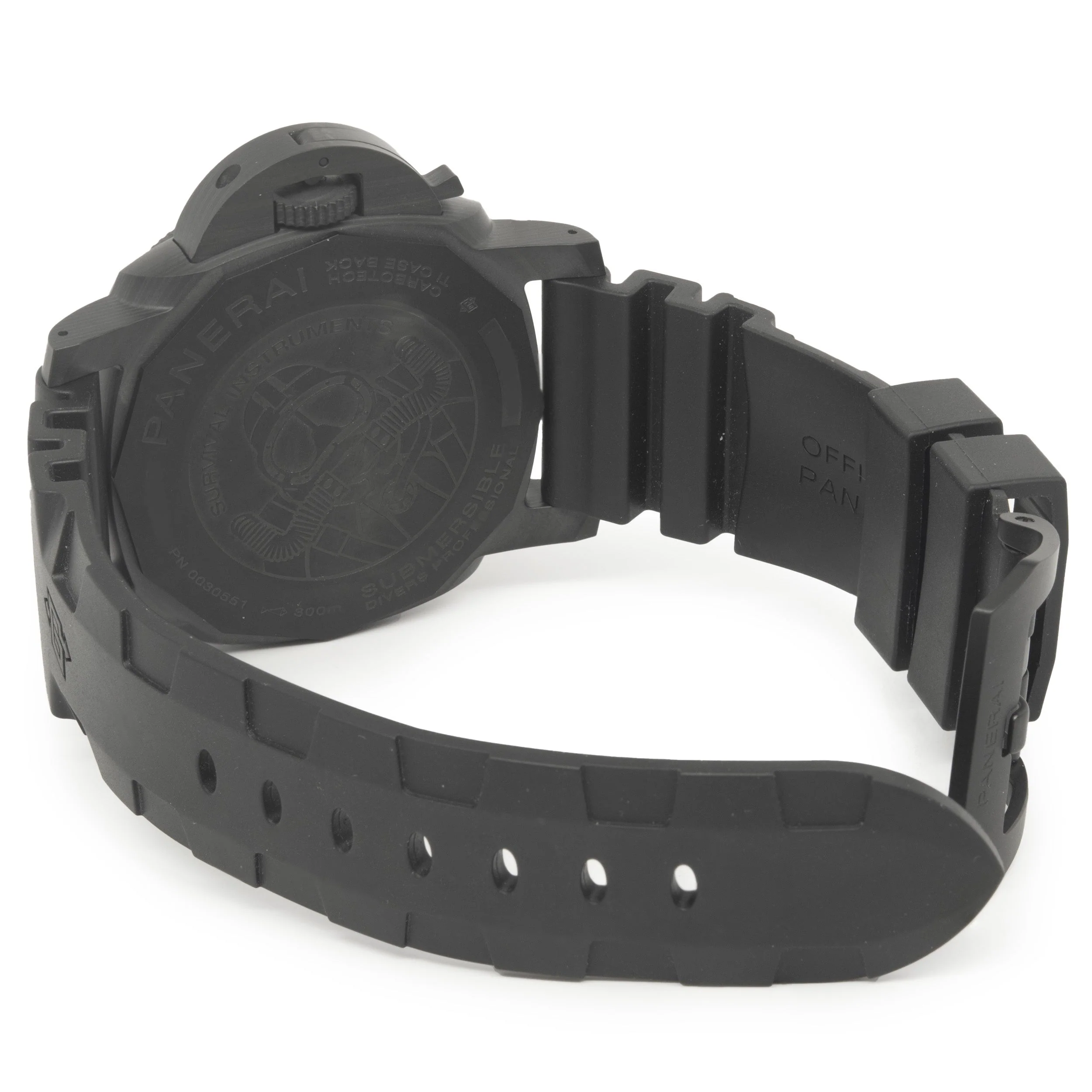 Panerai Black Carbon Tech Submersible With Carbon Fiber Dial PAM 979 - Image 4
