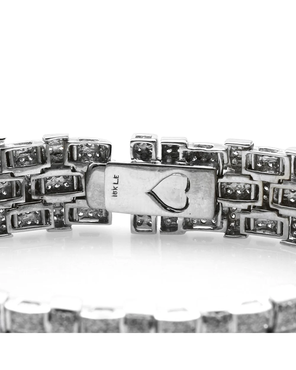 Pave Diamond Woven Bracelet in Gold - Image 3