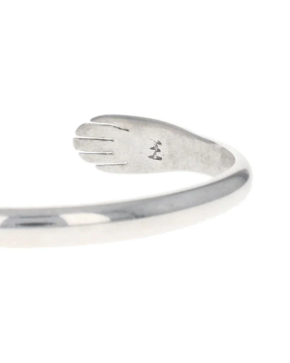 Paw Accent Cuff in Silver - Image 2