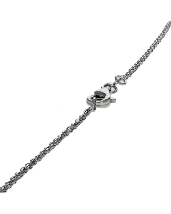Pearl, Pink Sapphire Heart and Diamond Accent Lariat Necklace - Image 2