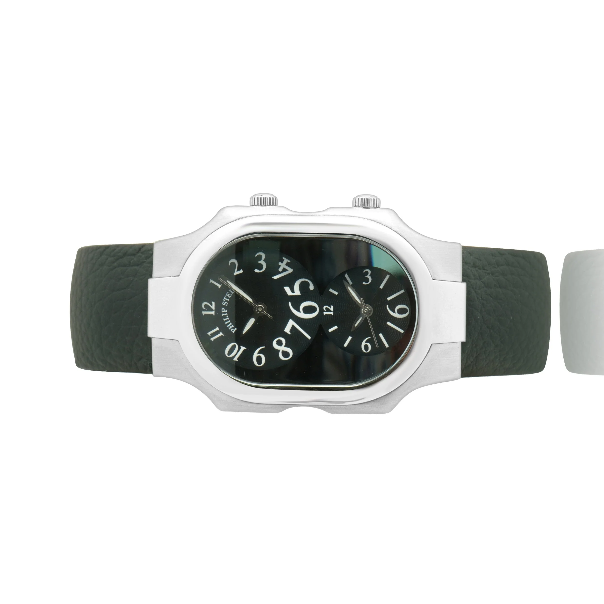 Philip Stein Stainless Steel Signature Large Model Black Dial - Image 4