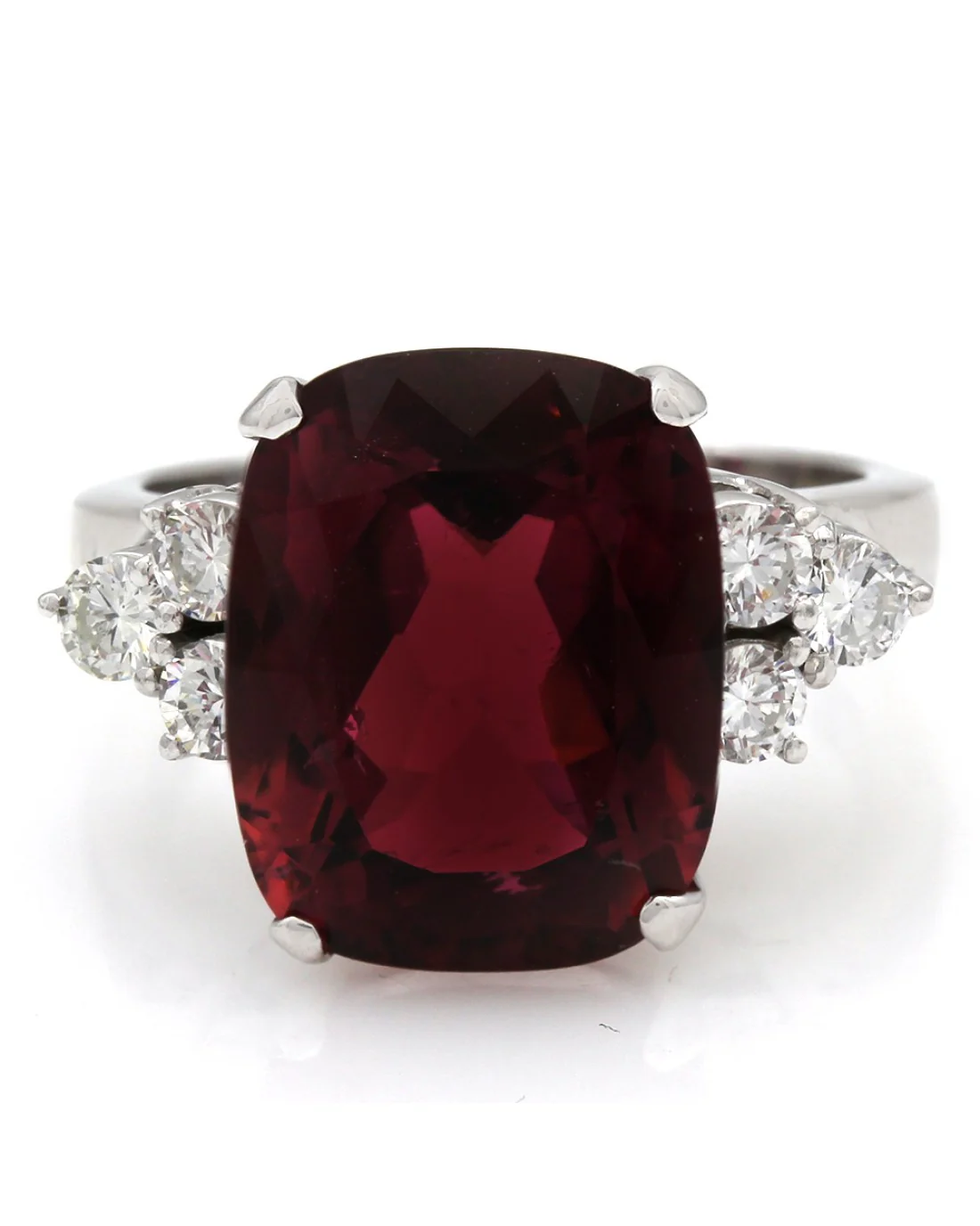 Pink Tourmaline and Diamond Fashion Ring - Image 2