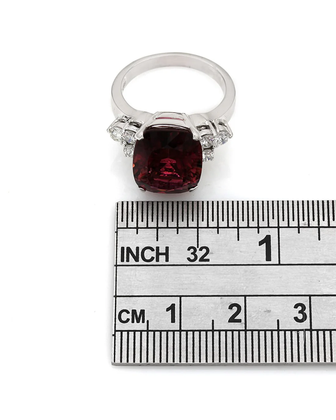 Pink Tourmaline and Diamond Fashion Ring - Image 3