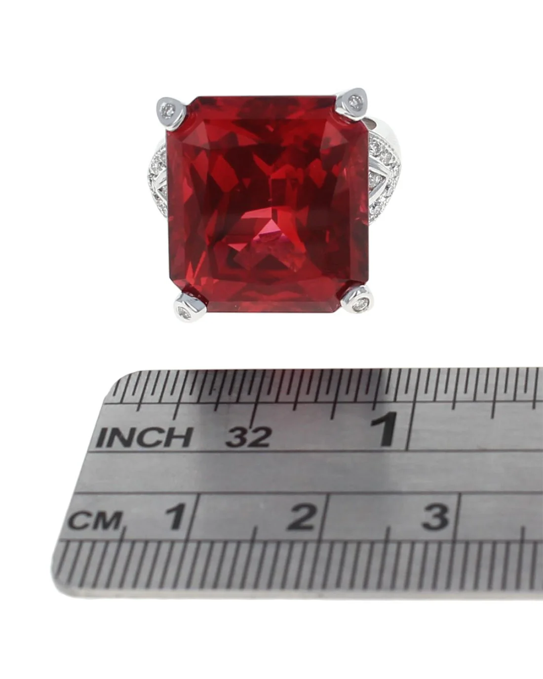 Pink Tourmaline and Diamond Fashion Ring - Image 3