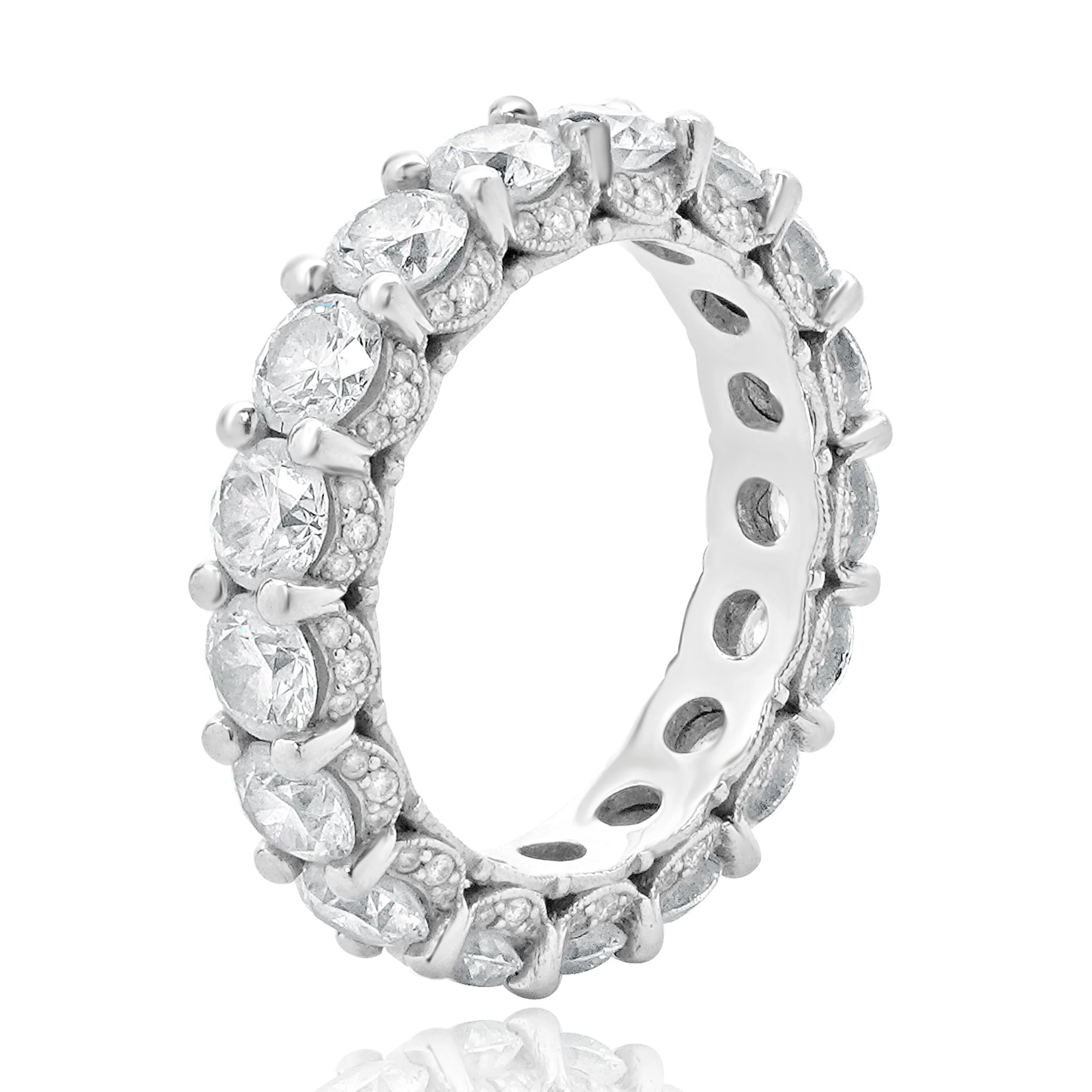 Platinum Diamond Eternity Band - Image 2