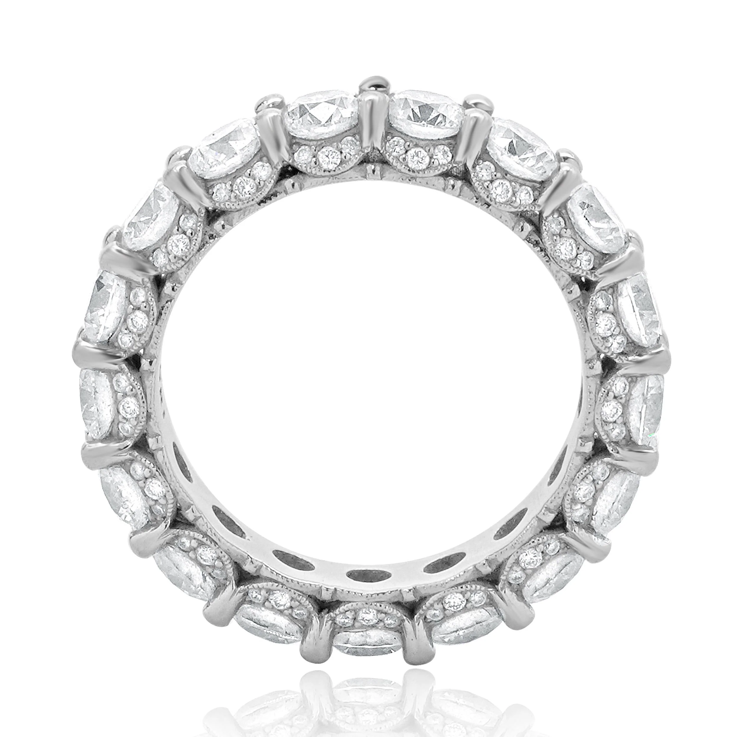 Platinum Diamond Eternity Band - Image 3