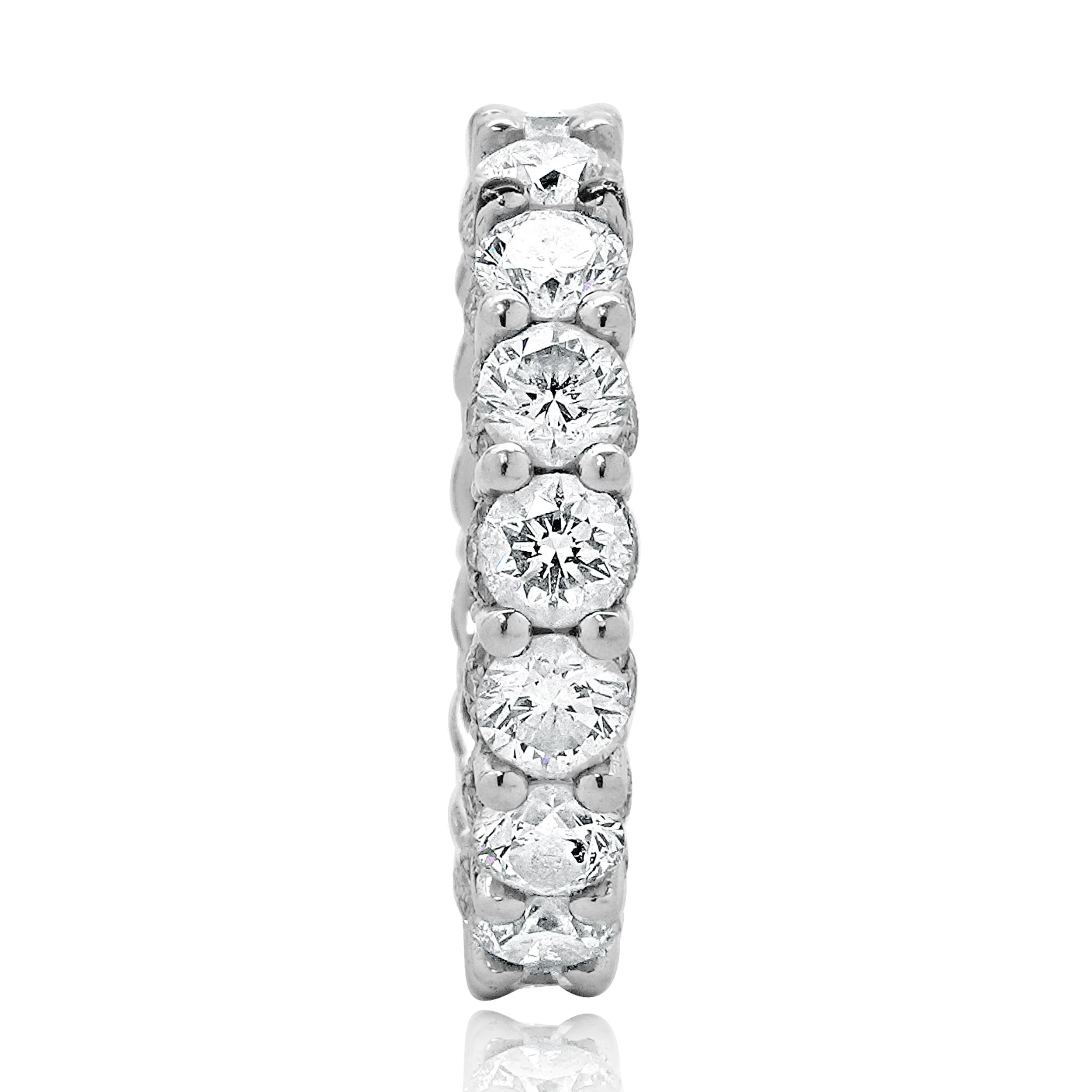 Platinum Diamond Eternity Band - Image 4