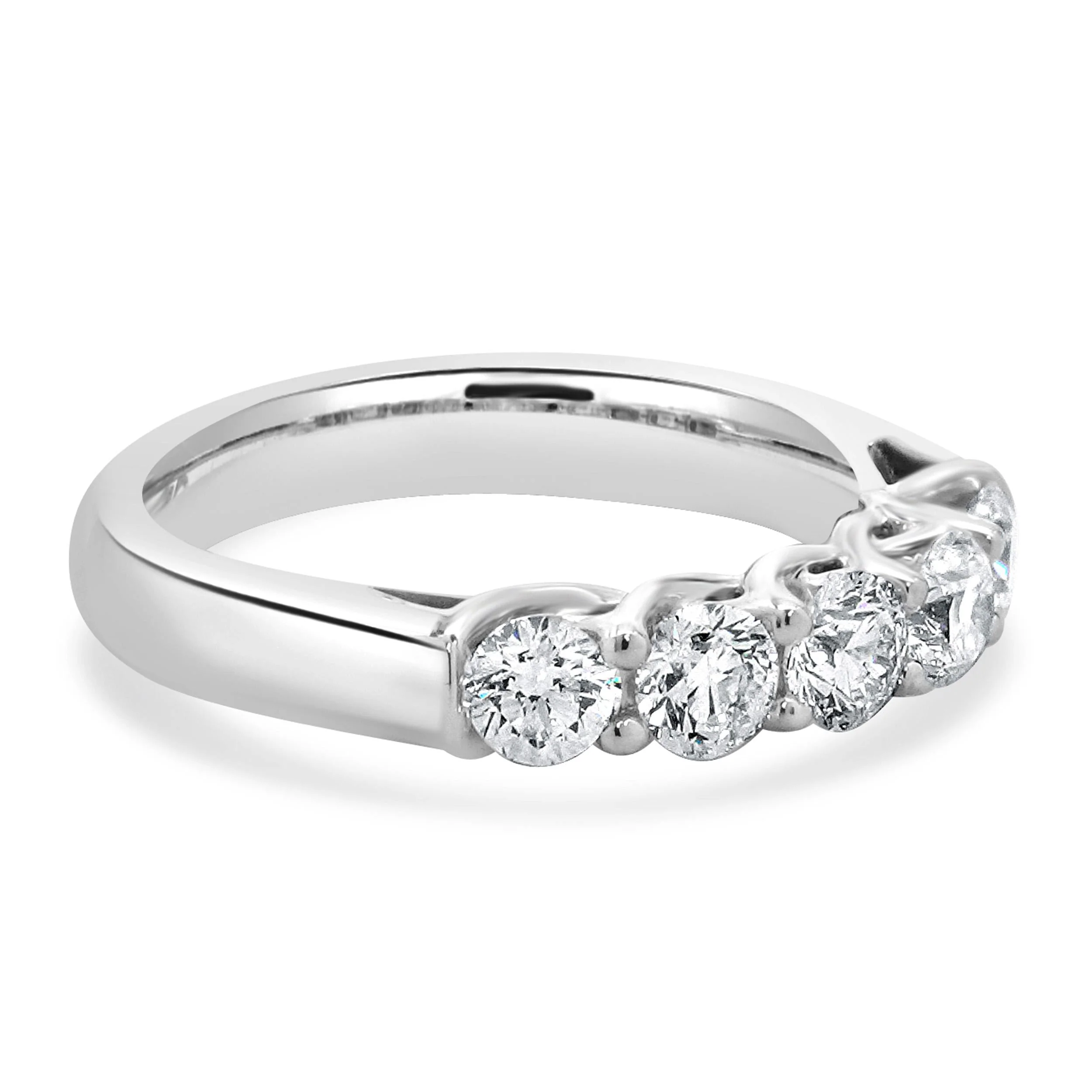 Platinum Five Diamond Band - Image 3