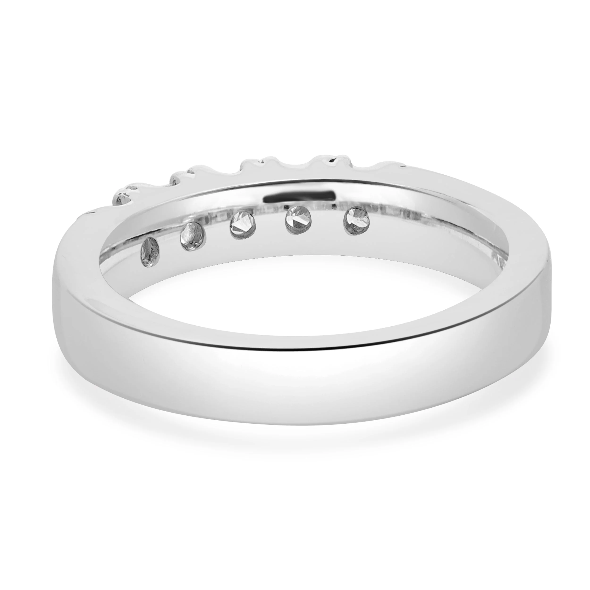 Platinum Princess Cut Diamond Band - Image 3