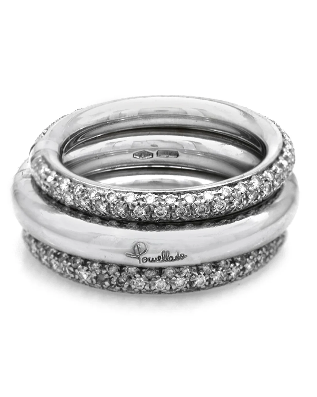 Pomellato Tibolare Diamond Interlocking Bands - Image 2