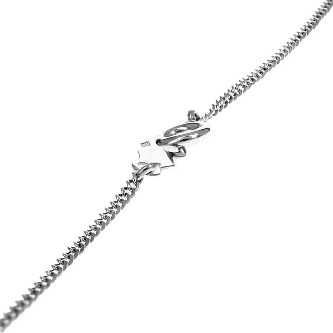 Princess Cut Diamond Halo Drop Necklace - Image 2