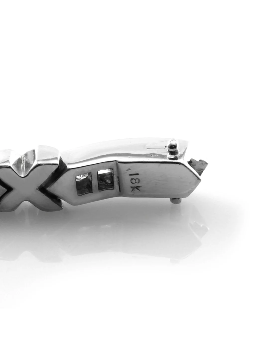 Princess Cut Diamond Tennis Bracelet in 18K White Gold - Image 4