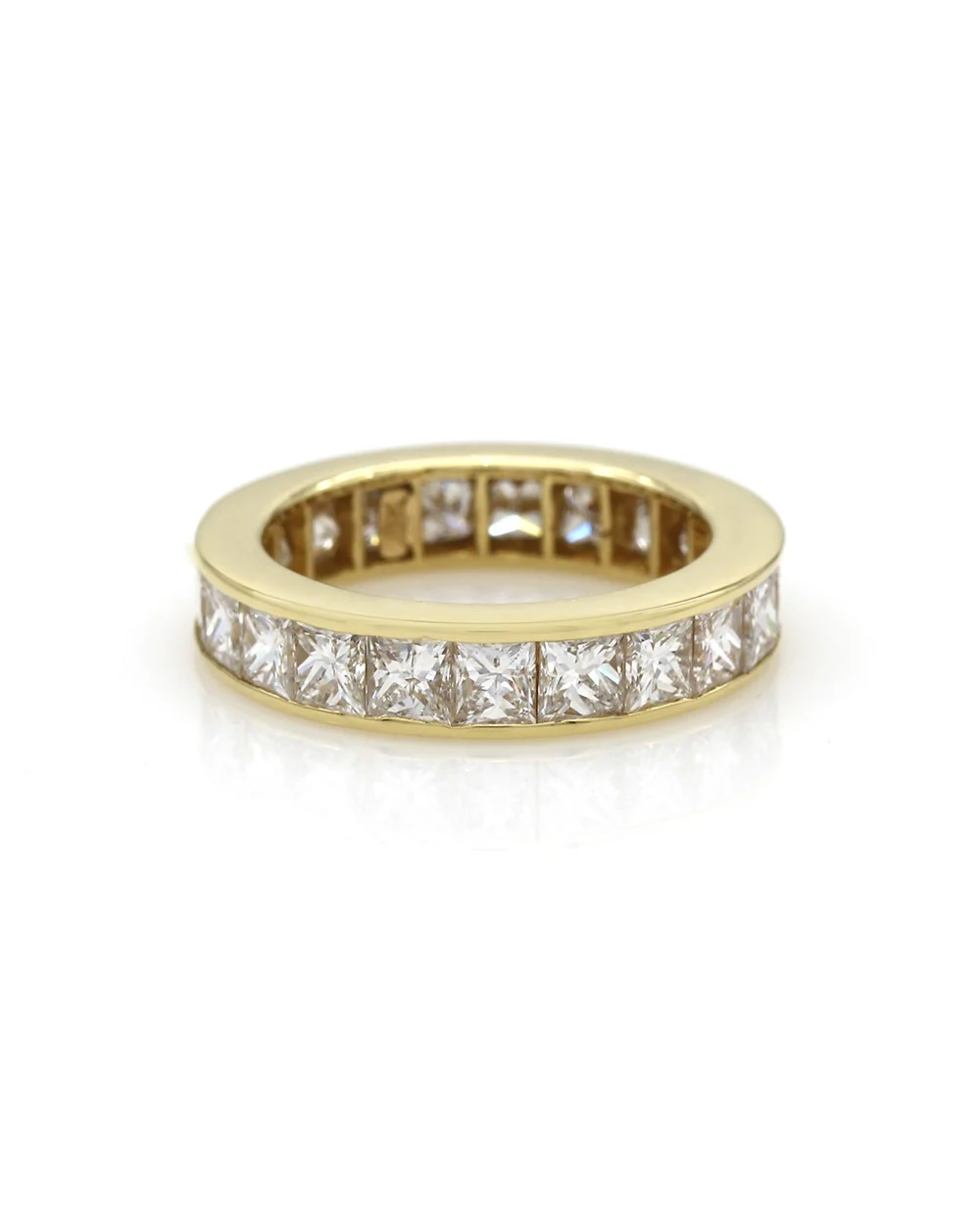 Princess Diamond Eternity Ring in Gold - Image 2