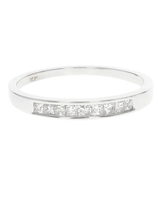 Princess Diamond Ring in White Gold - Image 2