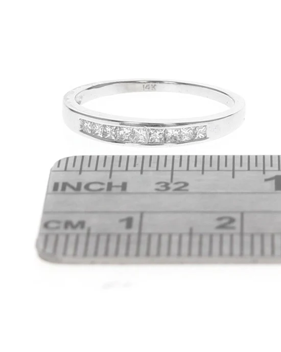 Princess Diamond Ring in White Gold - Image 3