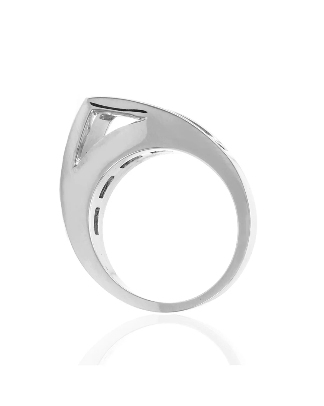 Princess Diamond Ring Mounting in Gold - Image 4