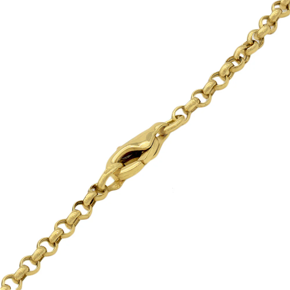 Princess & Round Invisible Set Diamond Heart Pendant - Image 2