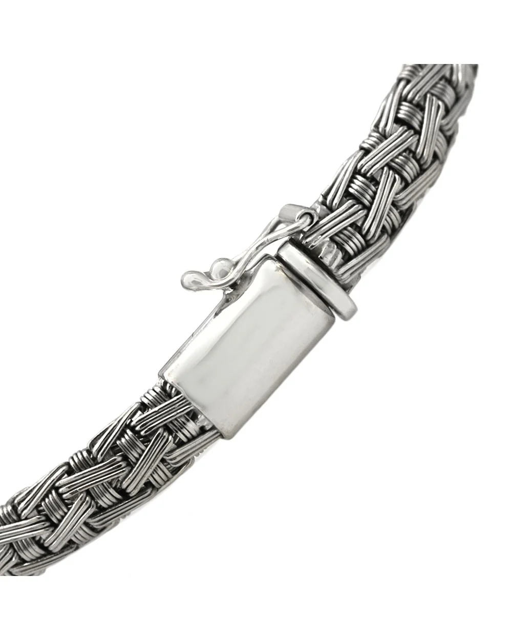 Roberto Coin Woven Silk Diamond Bangle Bracelet - Image 2