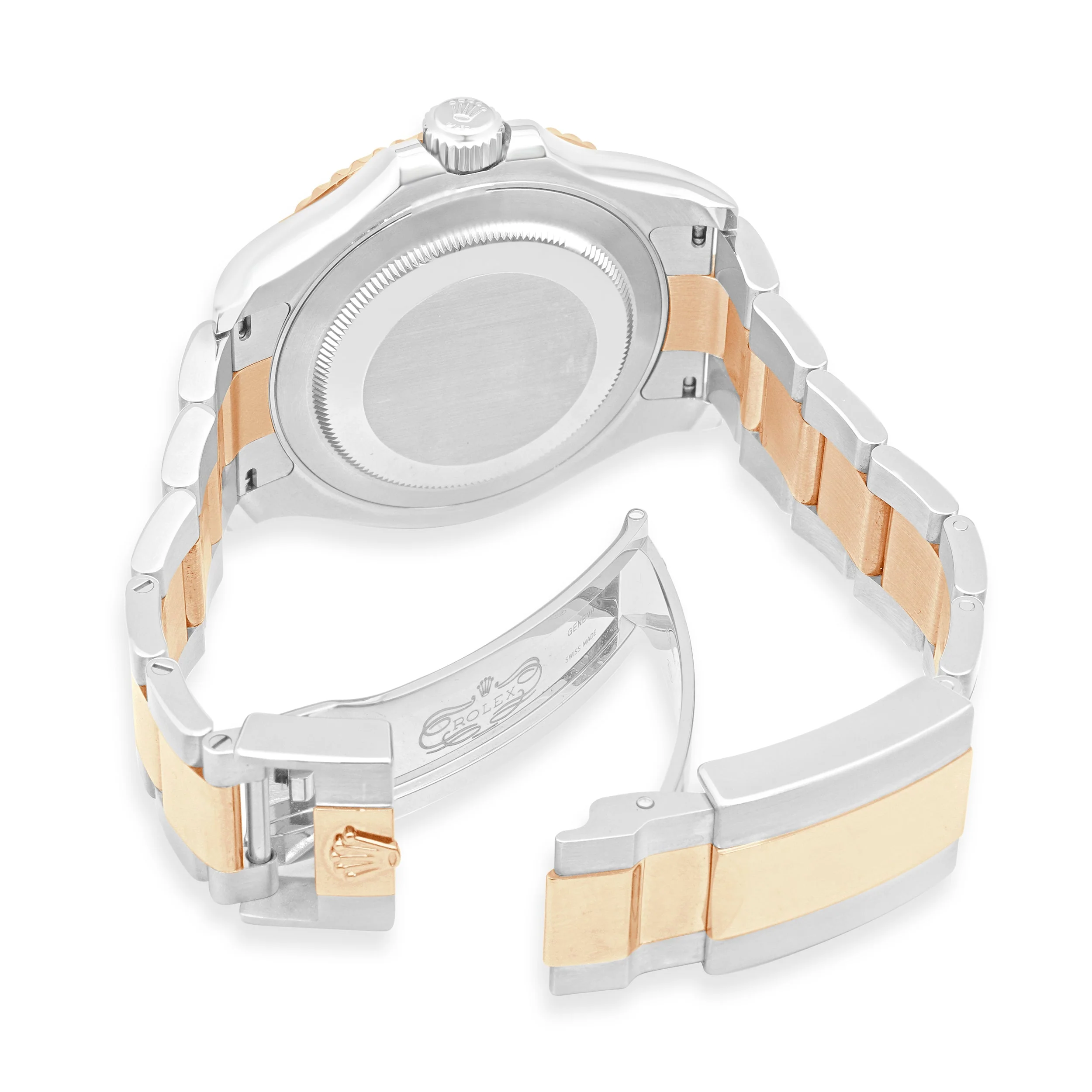 Rolex 18 Karat Rose Gold & Stainless Steel Yachtmaster 40mm - Image 4