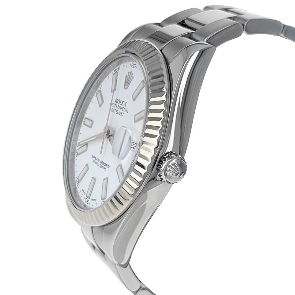 Rolex Datejust 41 Stainless Steel White Gold 2020 126334 - Image 3