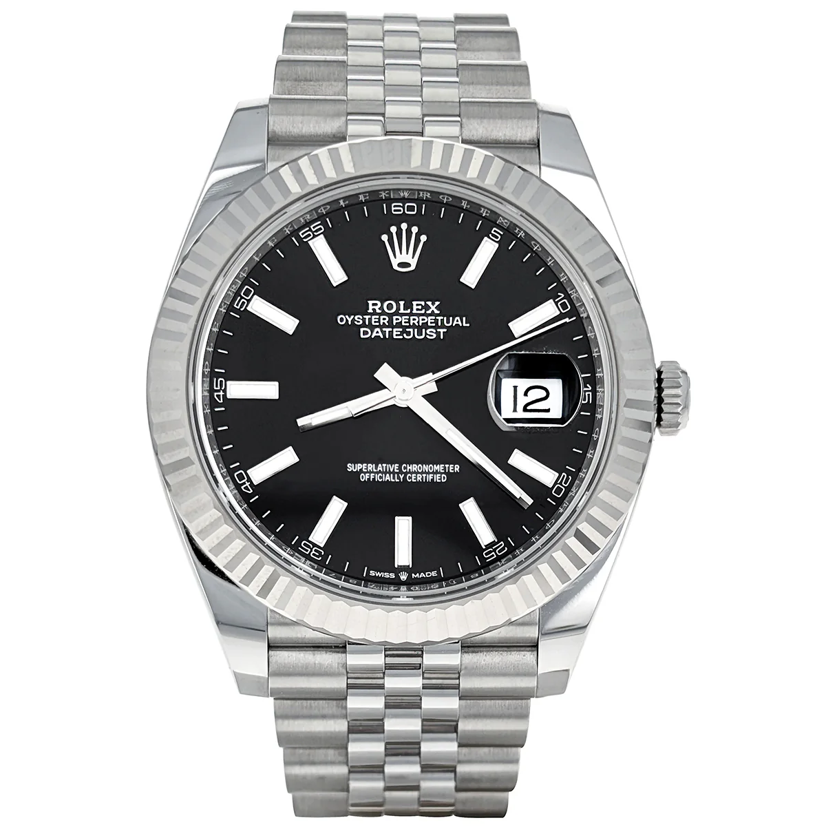 Rolex Datejust 41 Stainless Steel White Gold 2025  126334