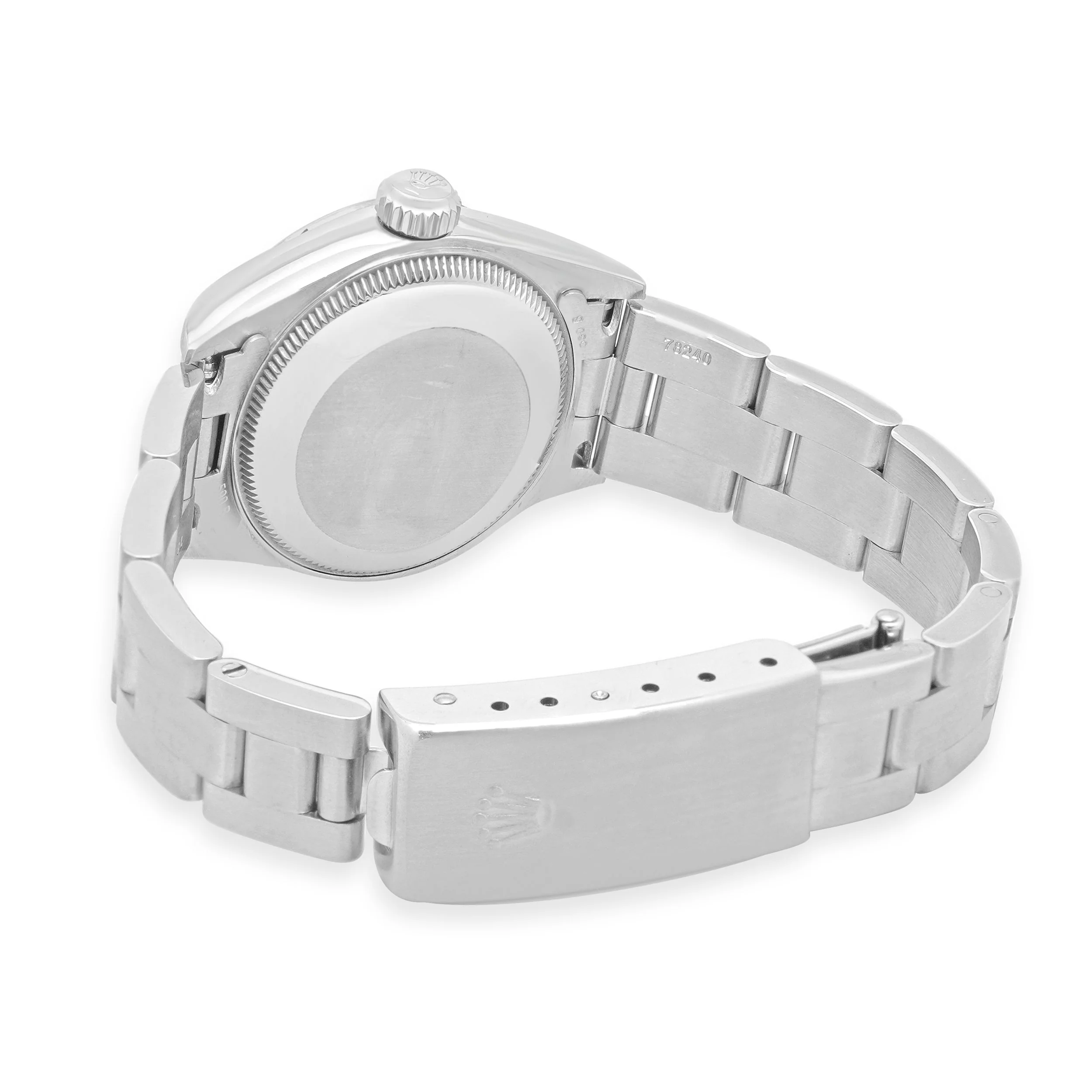 Rolex Stainless Steel Date 26mm White Arabic Dial - Image 3