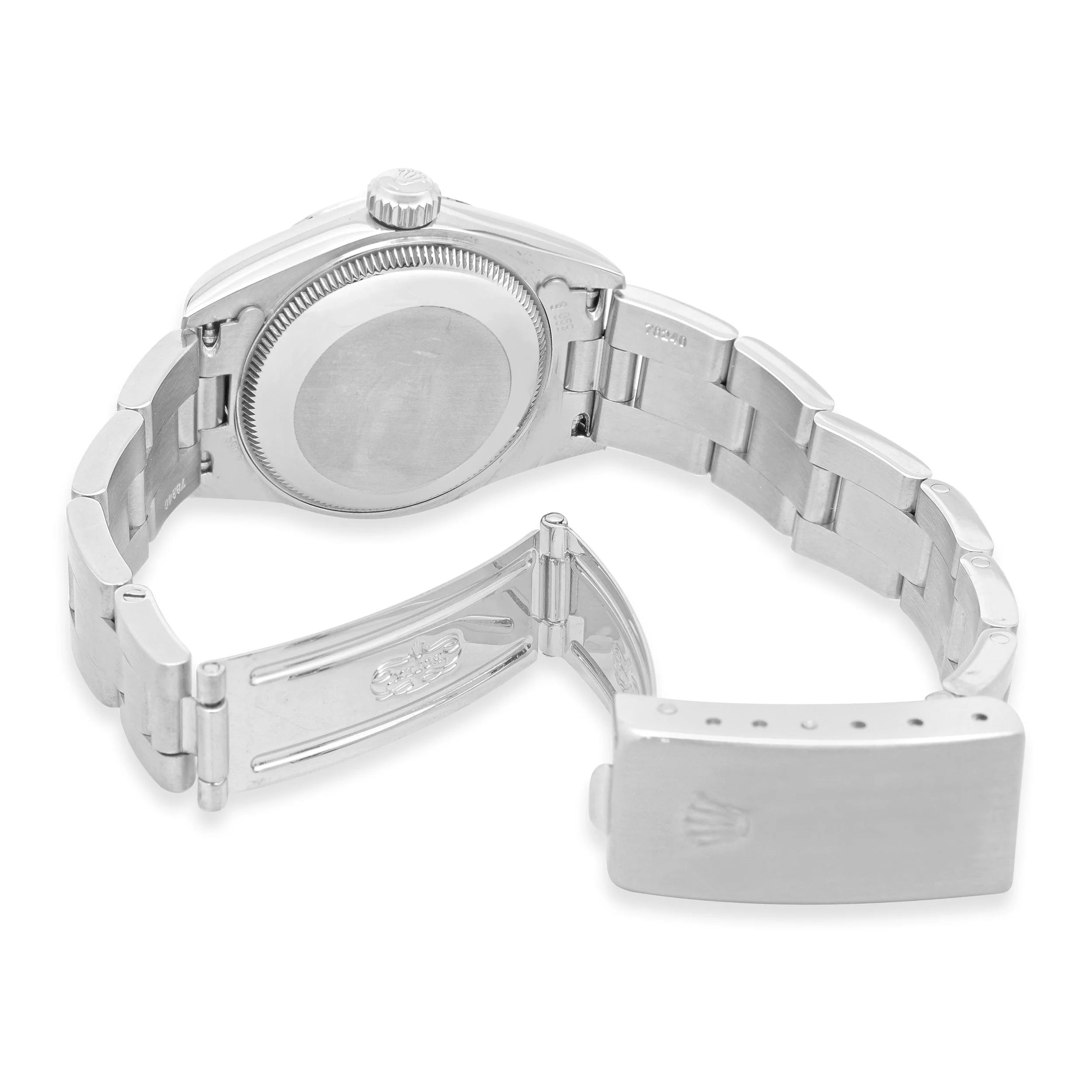 Rolex Stainless Steel Date 26mm White Arabic Dial - Image 4