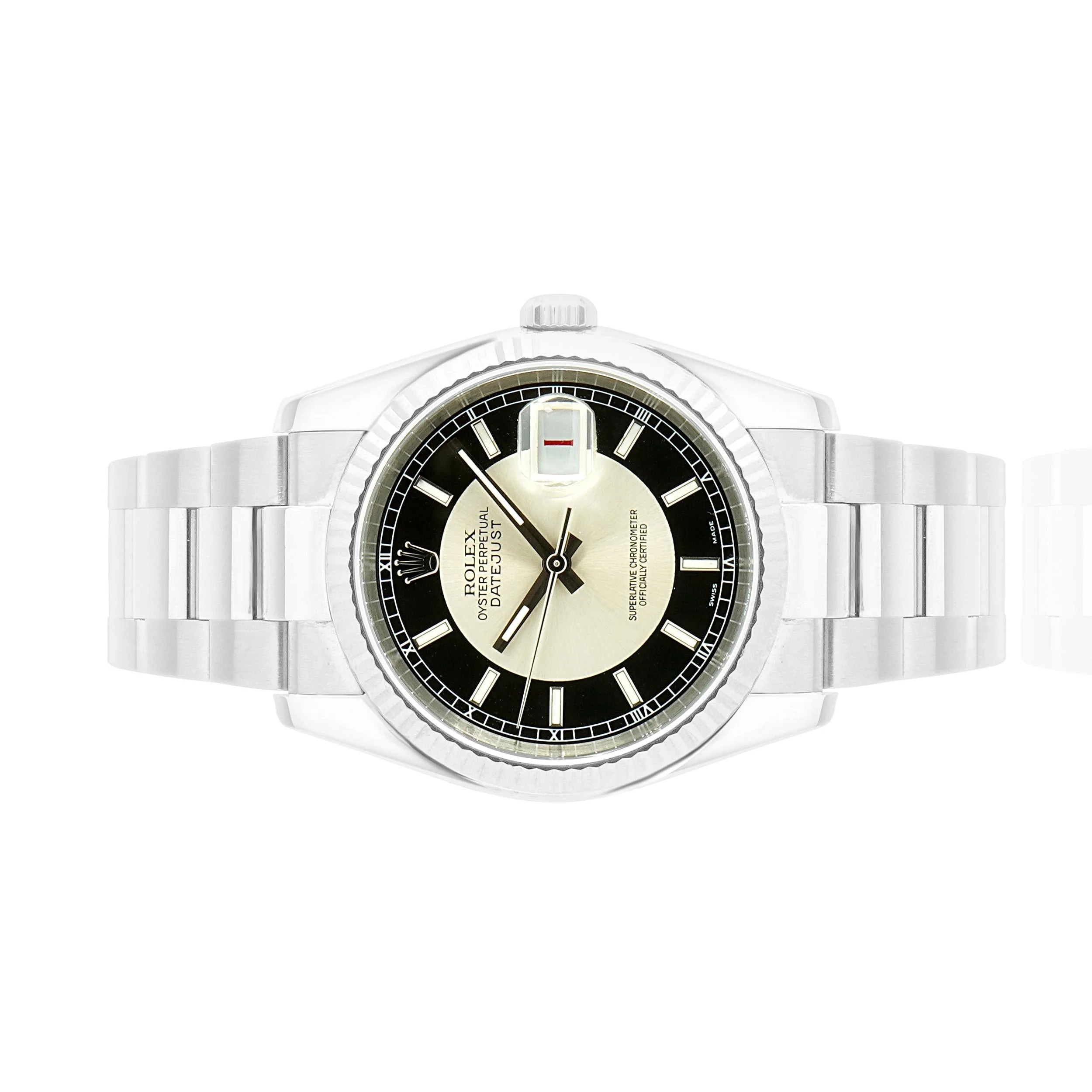 Rolex Stainless Steel Datejust Tuxedo 36mm - Image 2