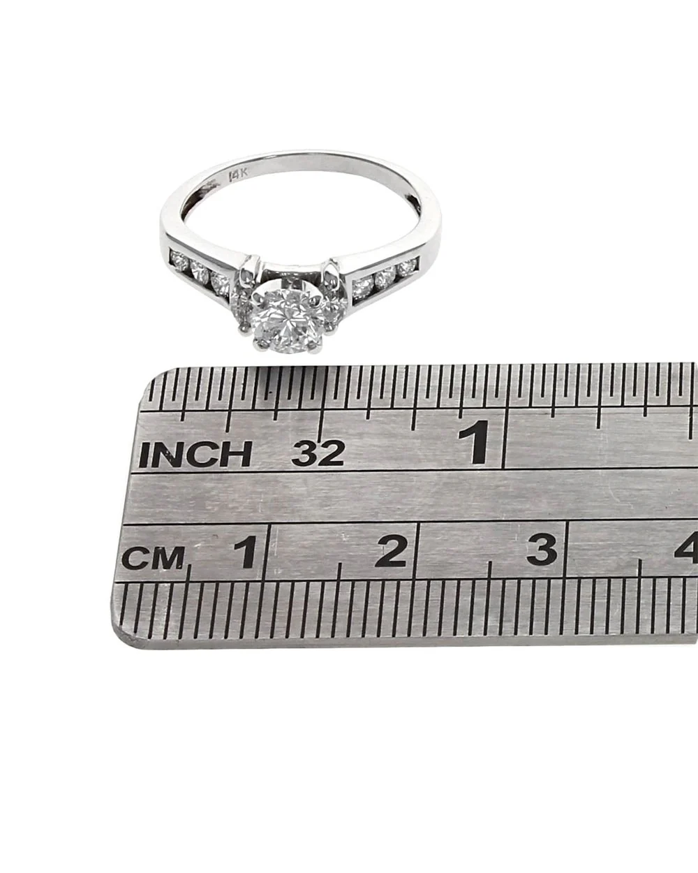 Round and Marquise Diamond Engagement Ring - Image 3