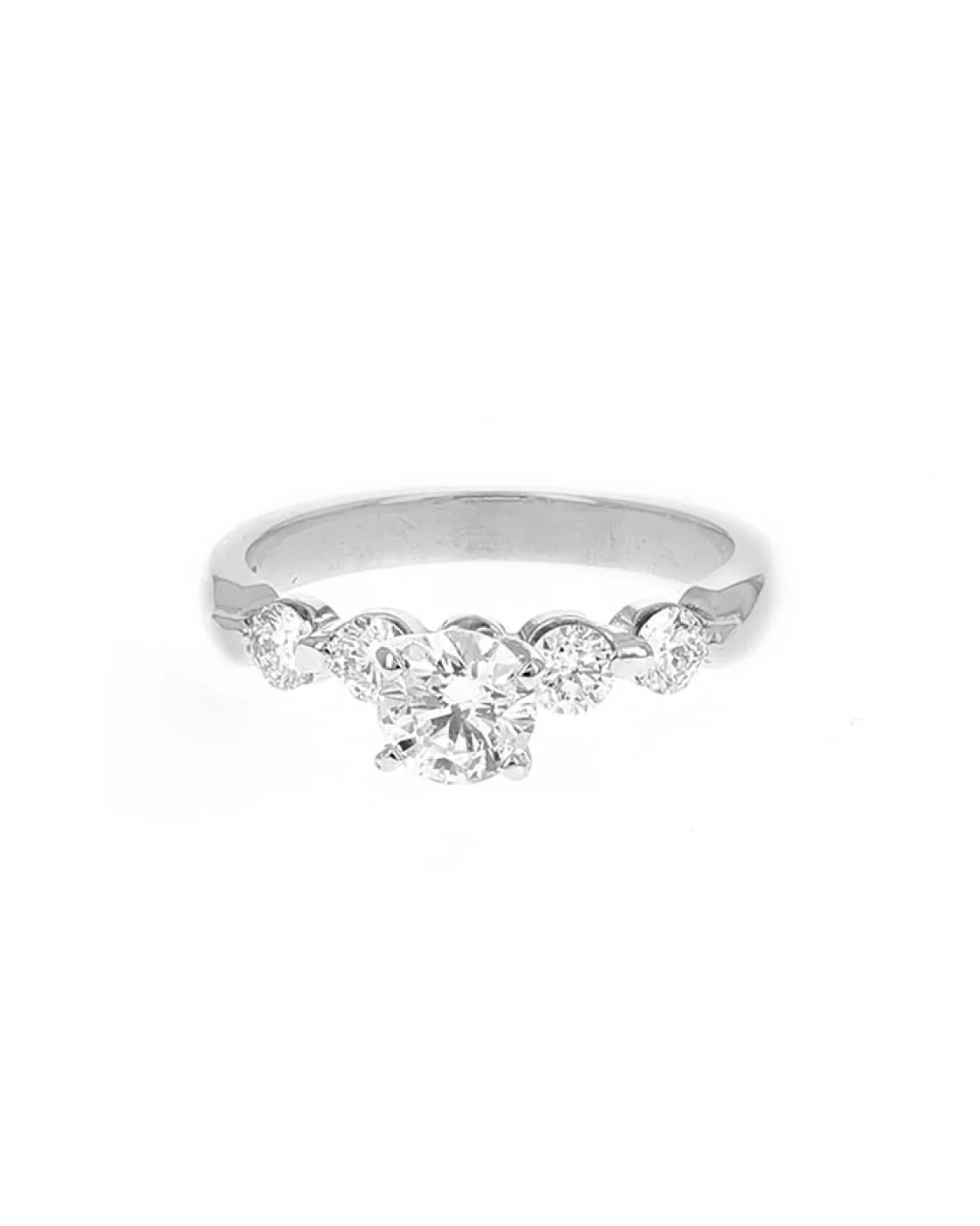 Round Brilliant Diamond Solitaire Round Diamond Engagement Ring - Image 2