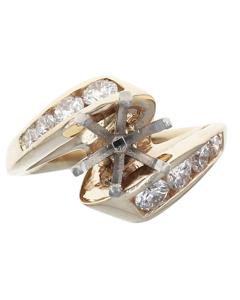 Round Diamond Bypass Semi Mounting - Image 2
