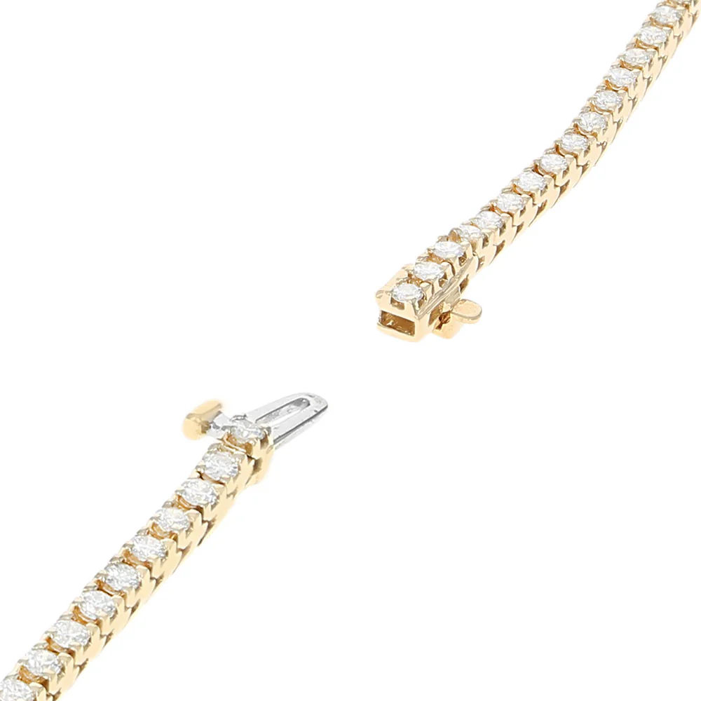 Round Diamond Inline Bracelet - Image 2
