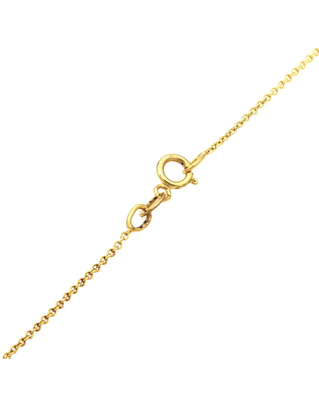 Ruby and Diamond Halo Drop on Cable Chain - Image 2