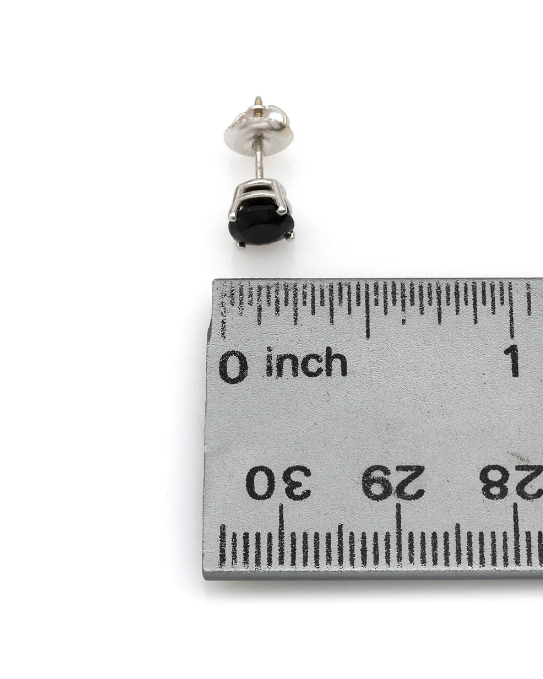 Sapphire Screwback Stud Earrings - Image 3