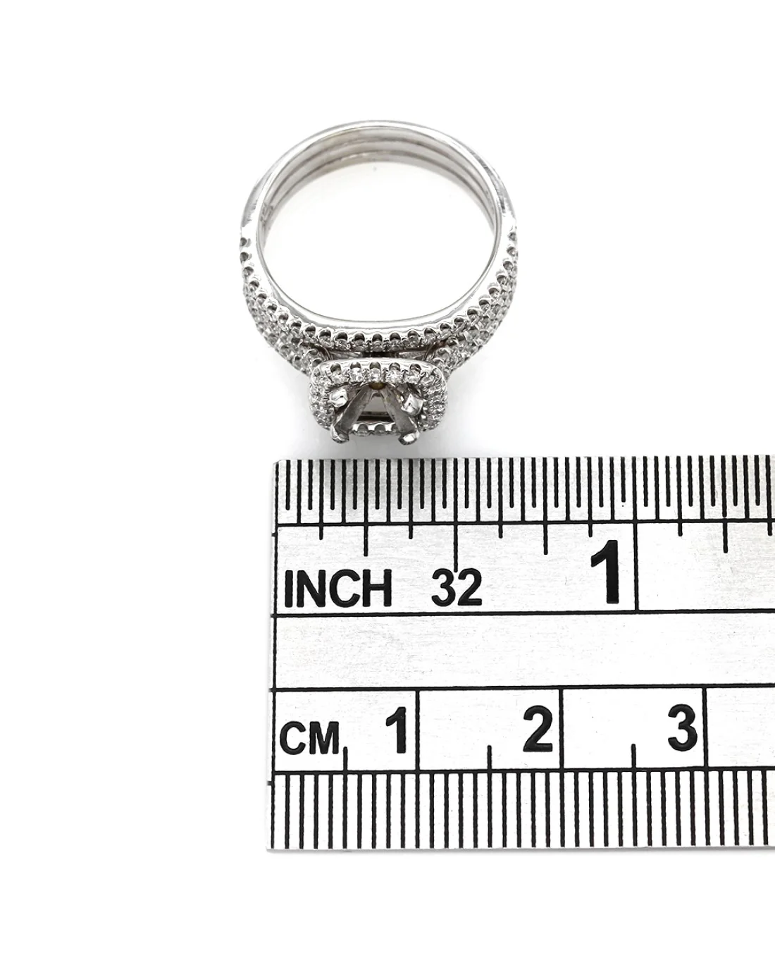 Shane Pave Diamond Ring Mounting in Gold - Image 2