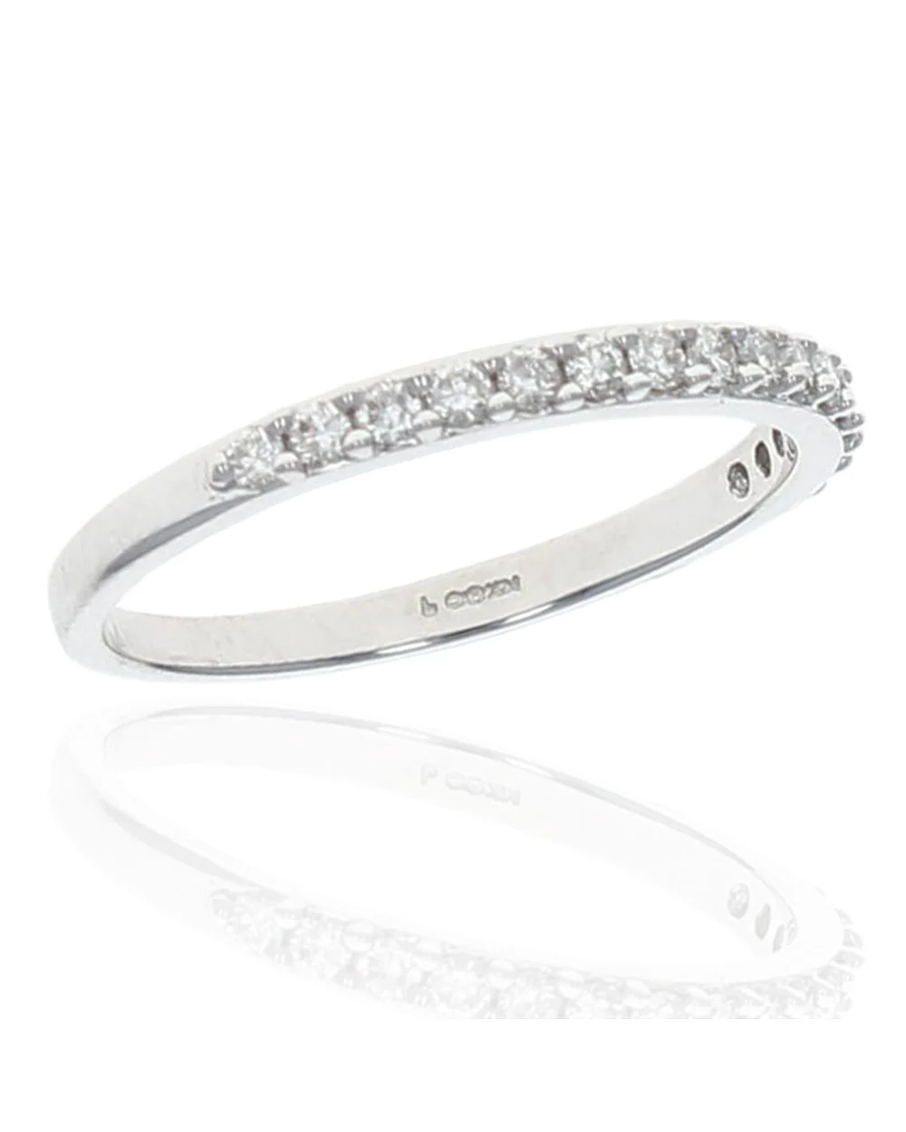 Shared Prong Thin Diamond Band