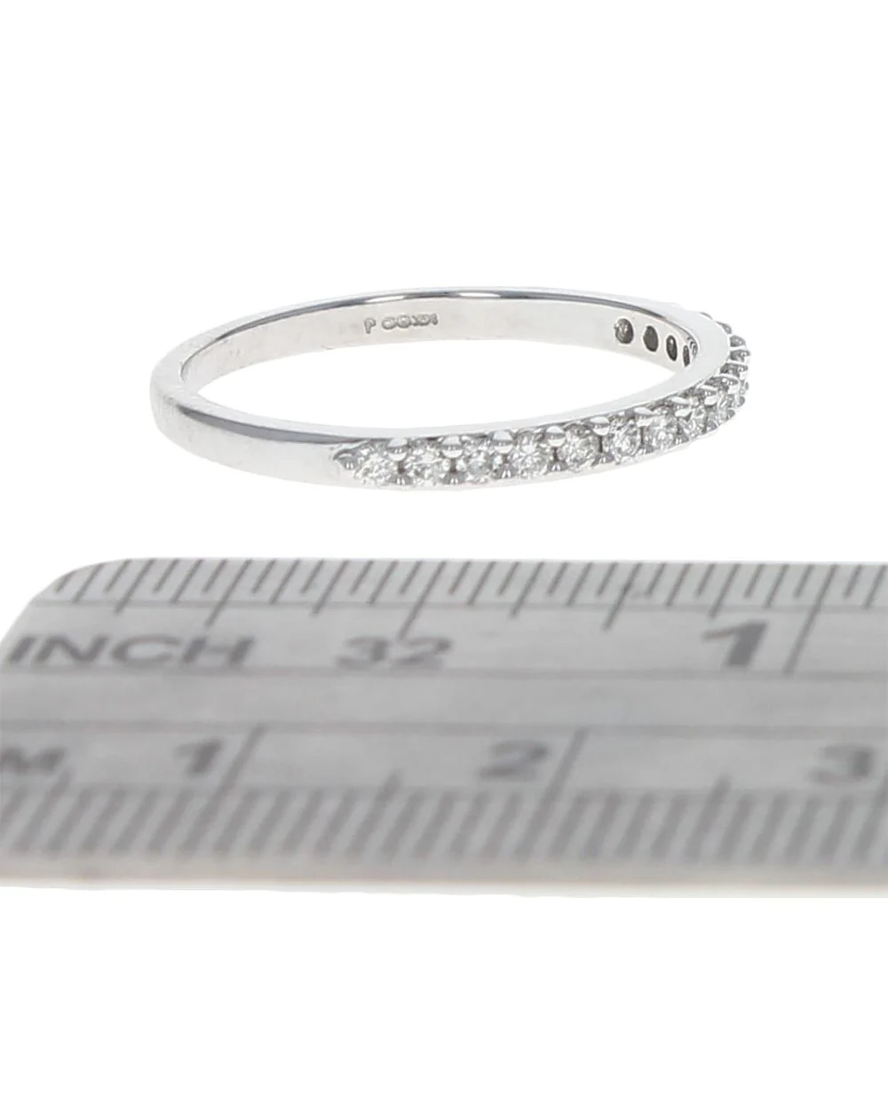 Shared Prong Thin Diamond Band - Image 3