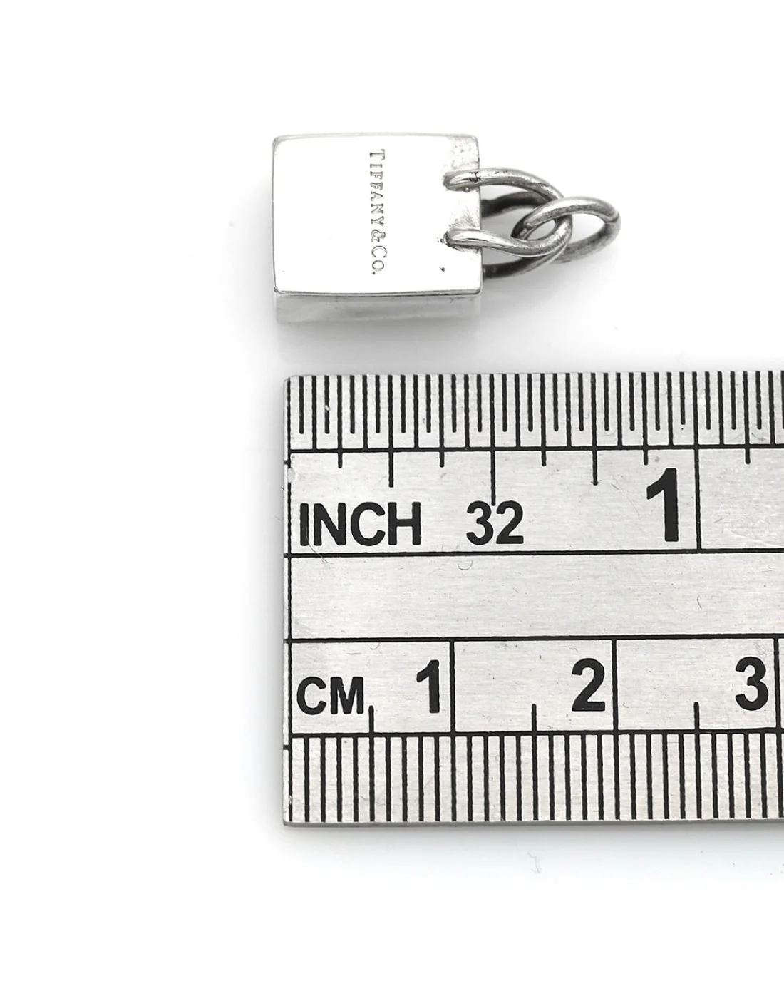 Shopping Bag Charm in Sterling Silver - Image 3