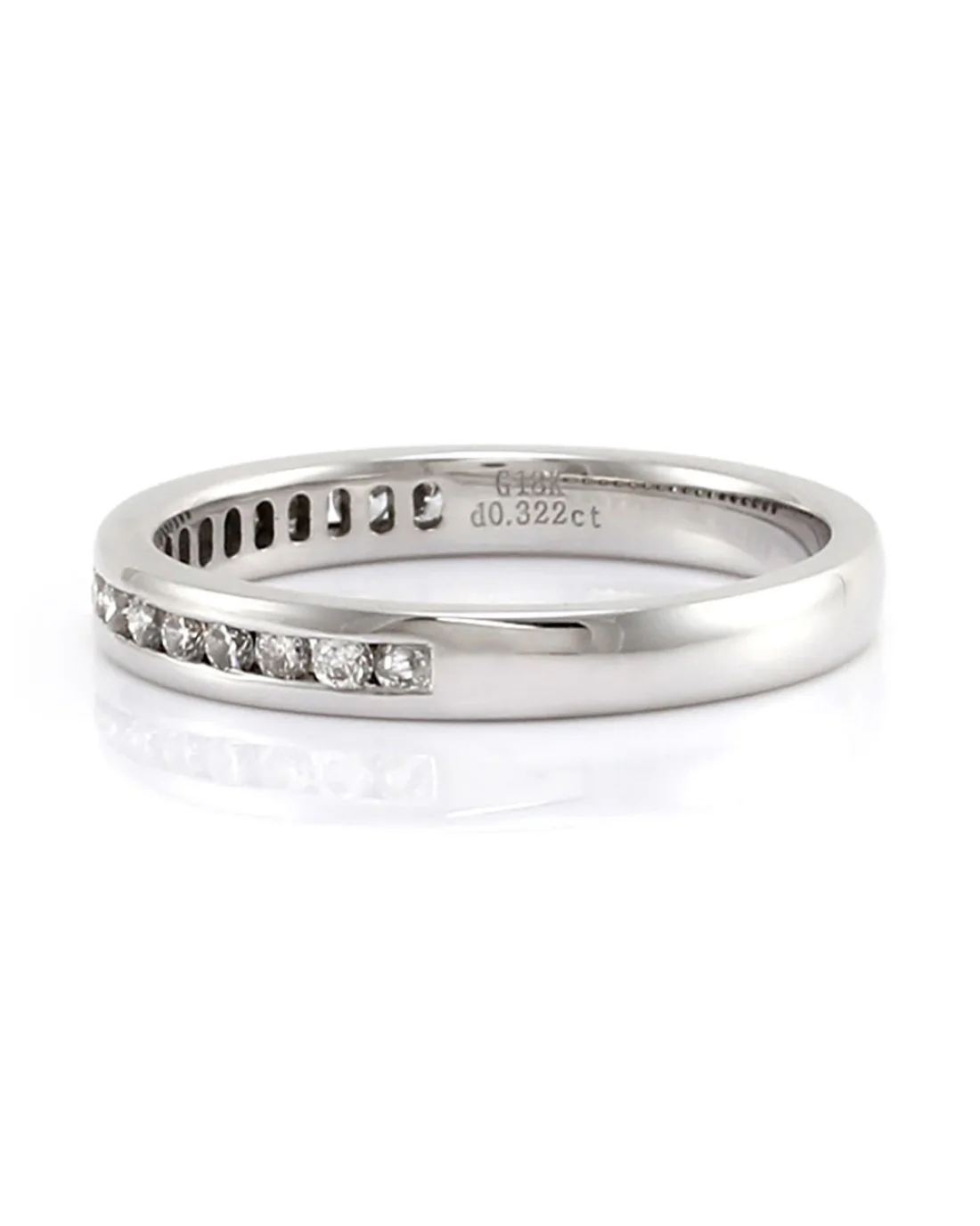 Single Row Channel Set Diamond Band - Image 2