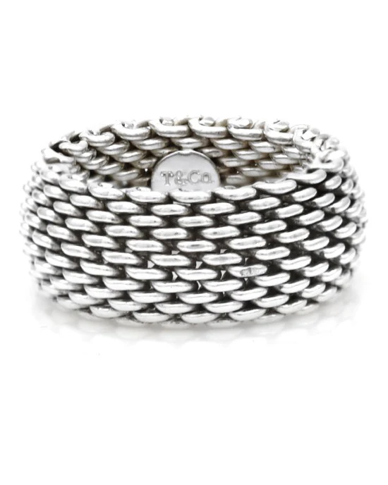 Sommerset Mesh Ring in Sterling Silver - Image 2