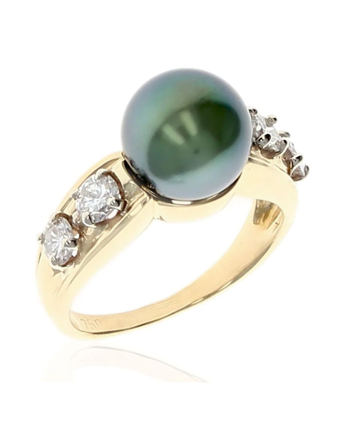 South Sea Pearl and Diamond Ring