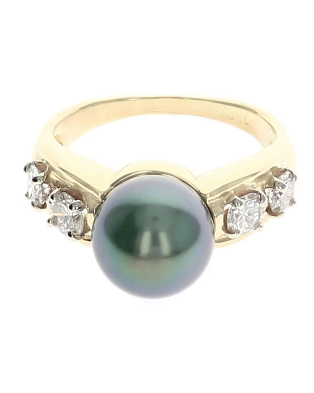 South Sea Pearl and Diamond Ring - Image 2