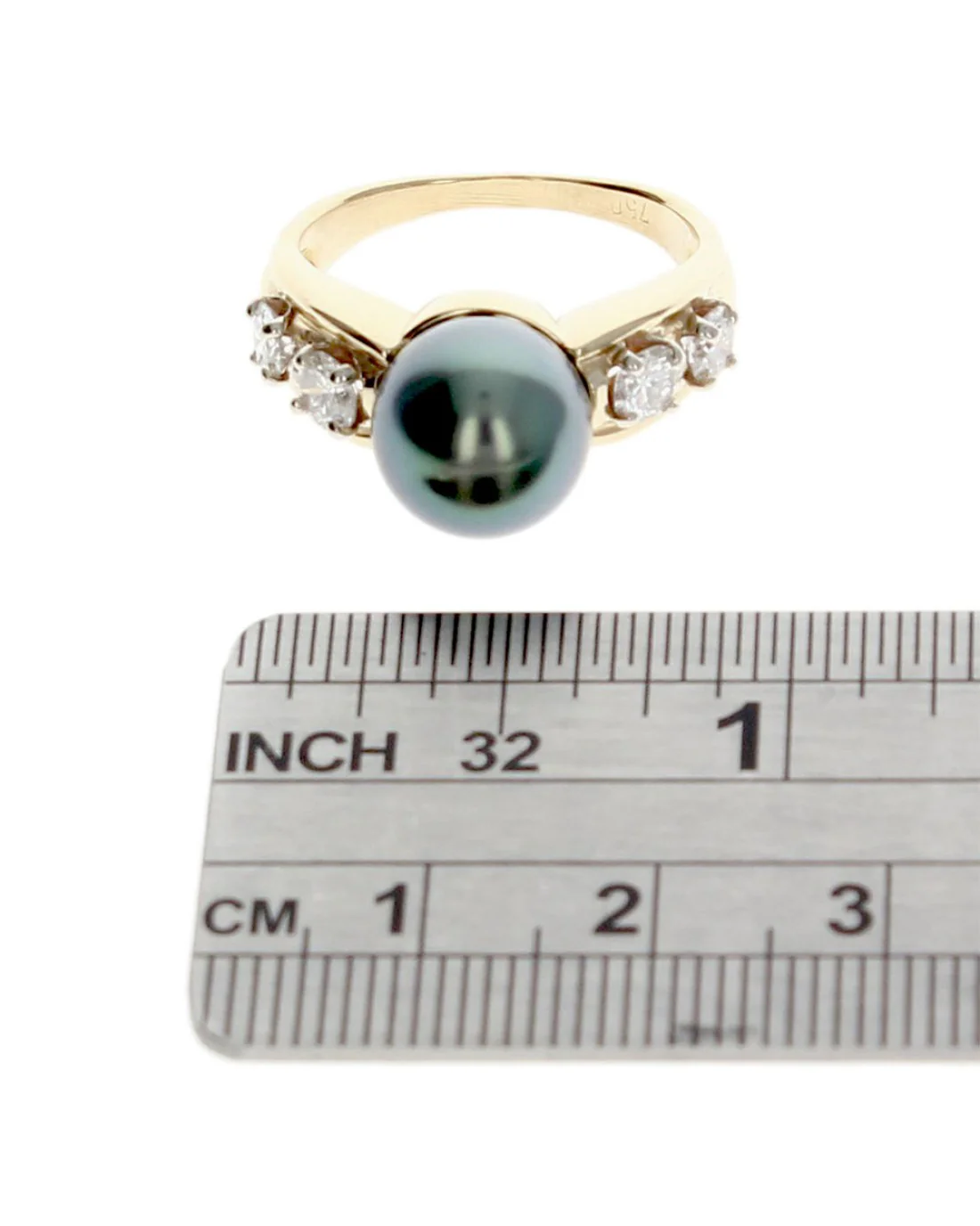 South Sea Pearl and Diamond Ring - Image 3