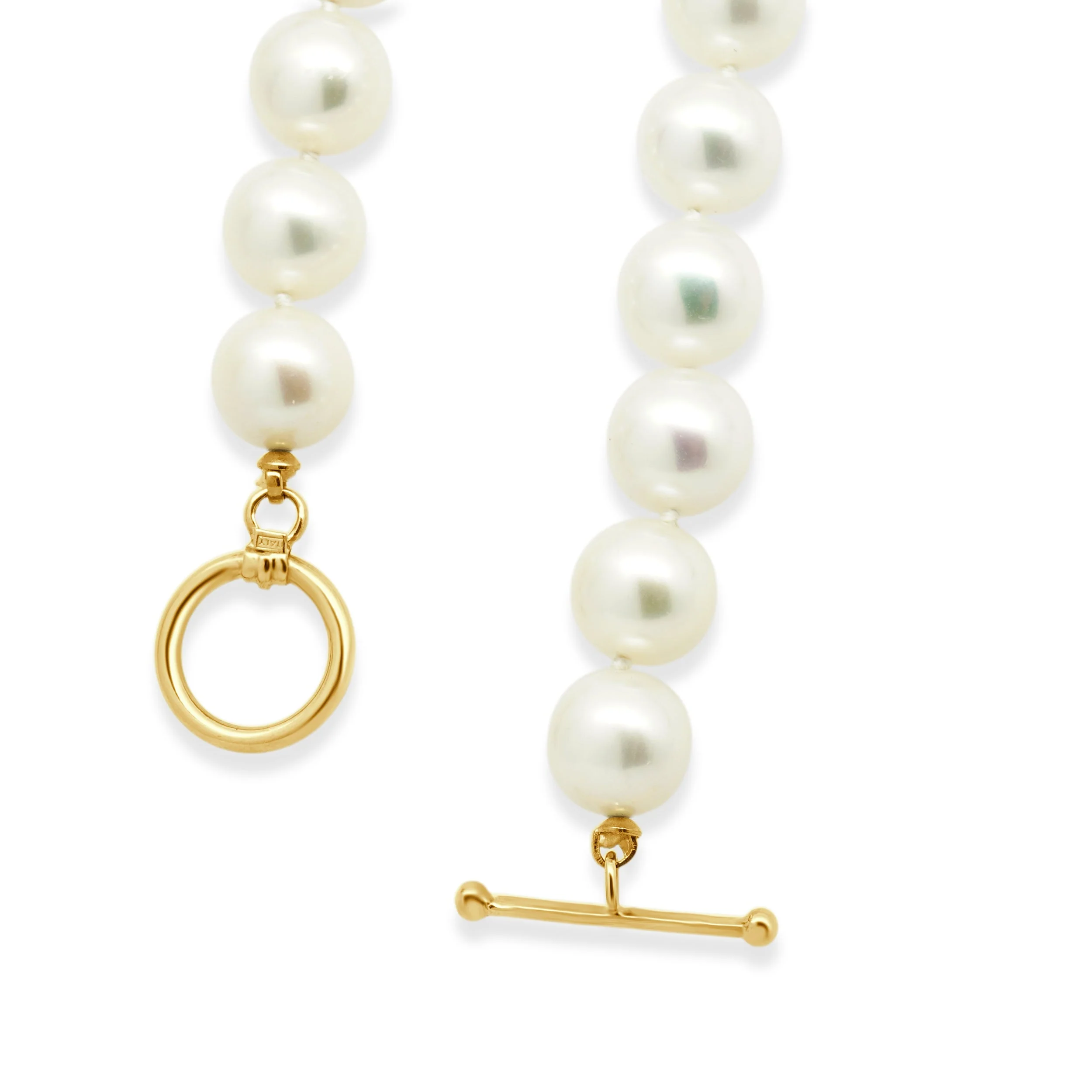 South Sea Pearl Strand with 14K Yellow Gold Closure - Image 2