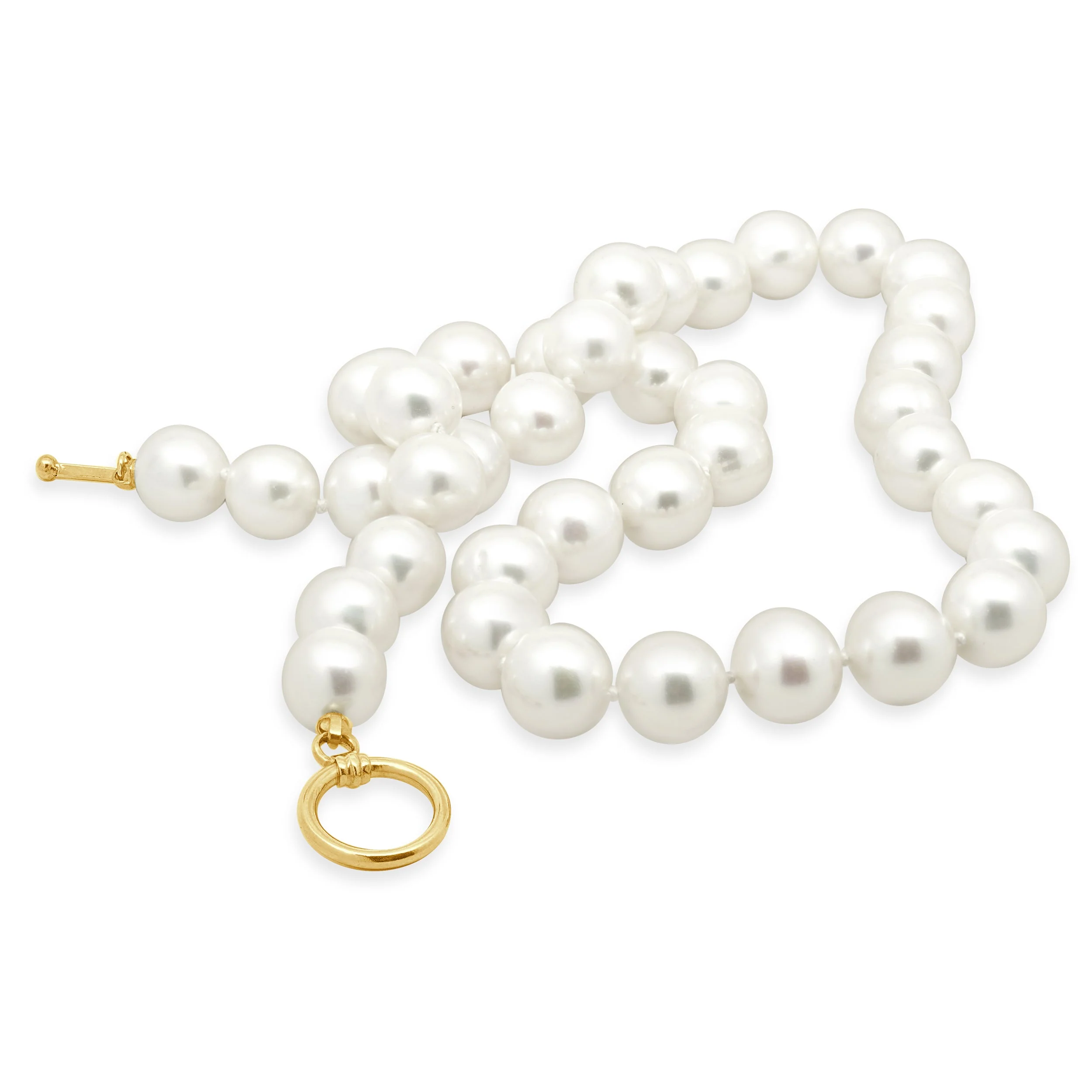 South Sea Pearl Strand with 14K Yellow Gold Closure - Image 3