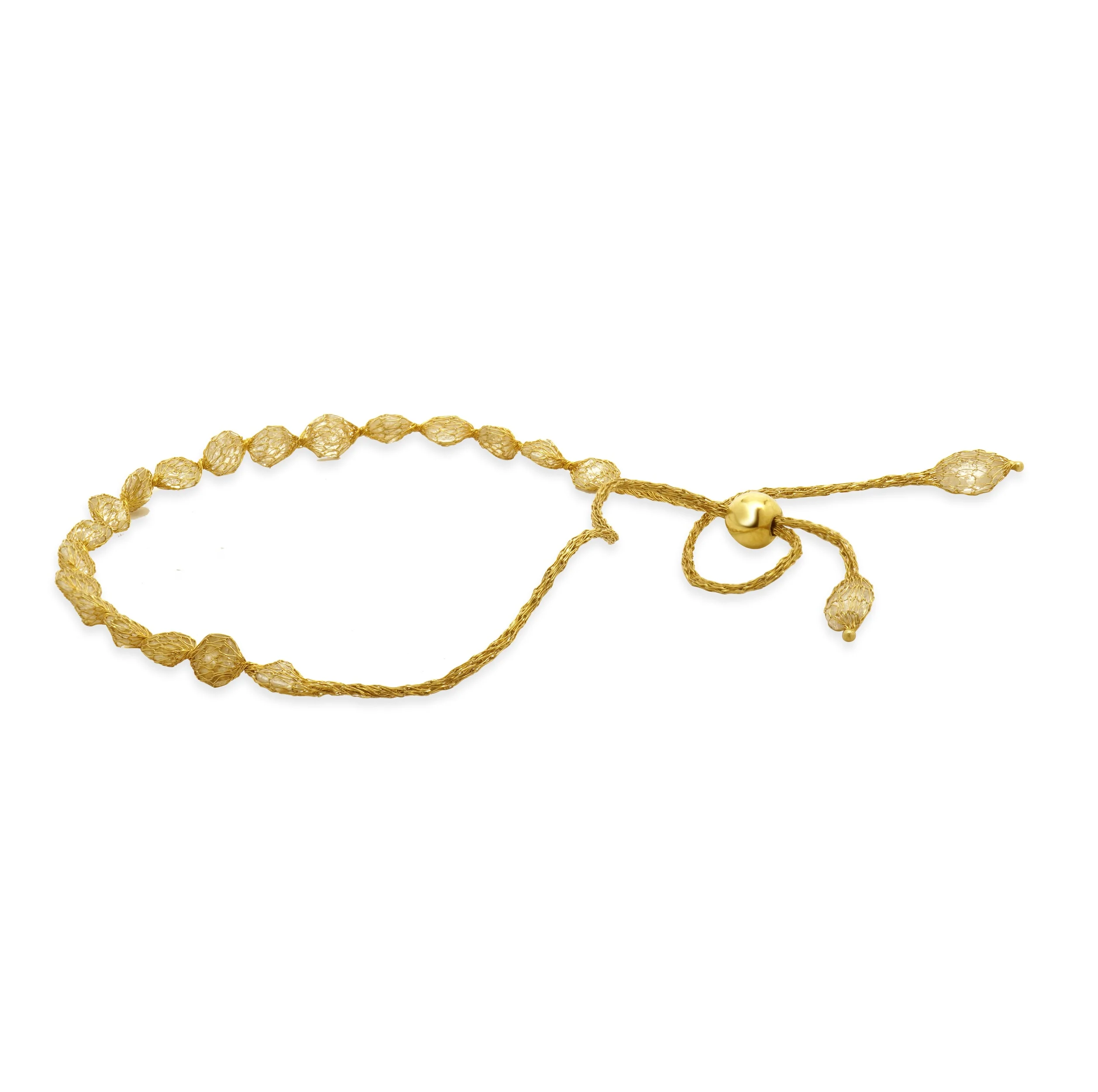 Splendido Oro 14 Karat Yellow Gold Bella Luca Crochet D’Tuscano Bollo - Image 4