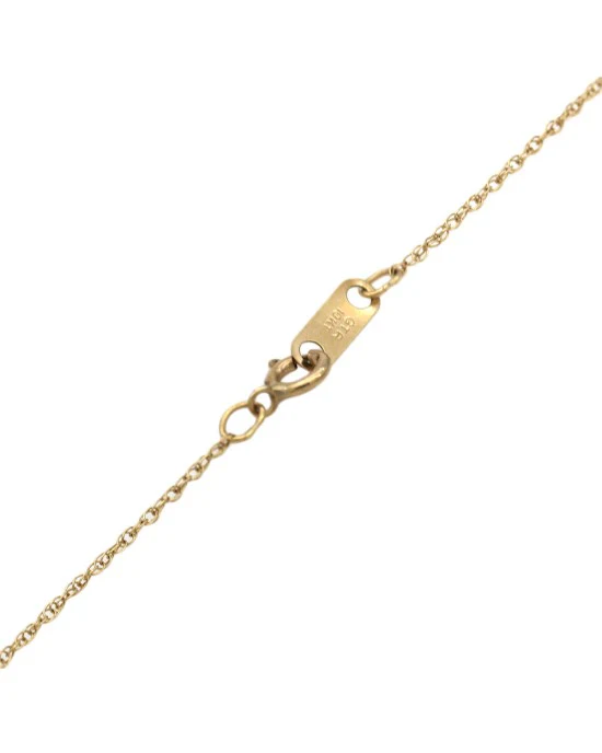 Star Shaped Citrine and Diamond Accent Drop Necklace - Image 2