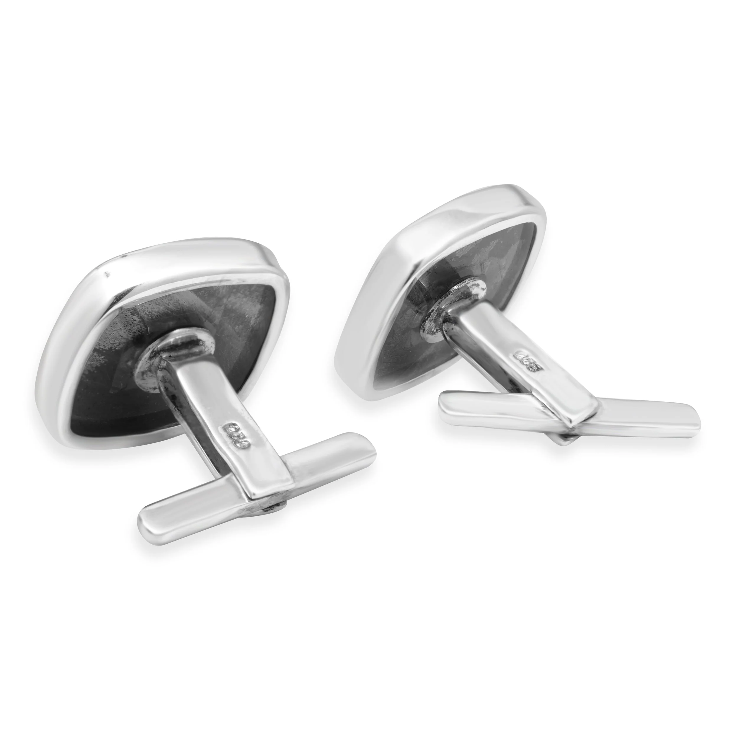 Sterling Silver & Acrylic Butterfly Cufflinks - Image 3