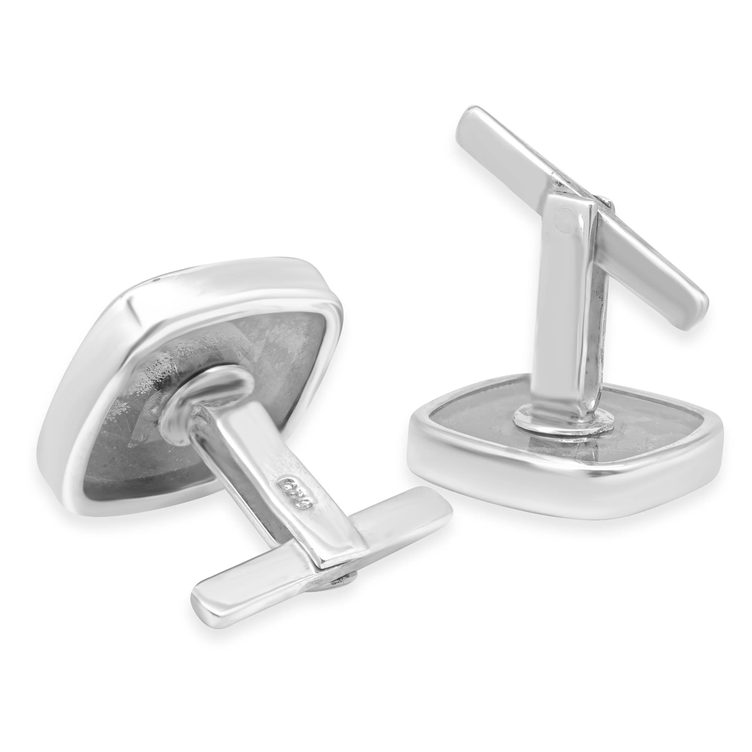 Sterling Silver & Acrylic Butterfly Cufflinks - Image 4