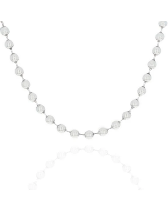 Sterling Silver Ball Necklace